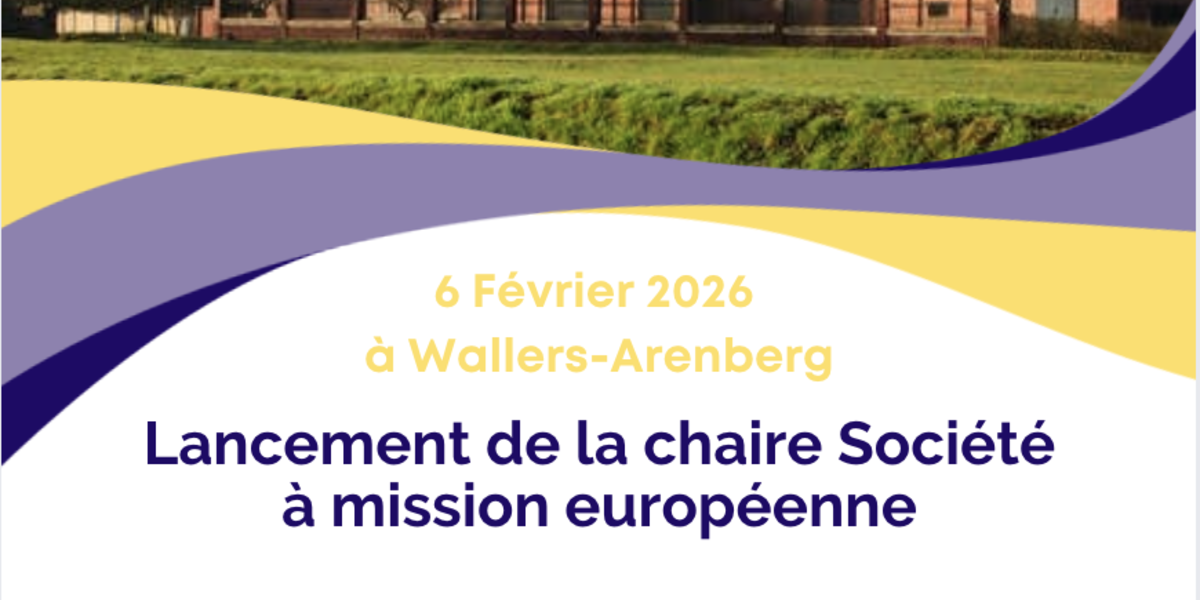 Lancement de la Chaire société à mission européenne